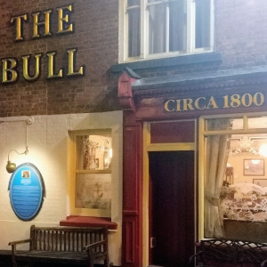 Frontage at night